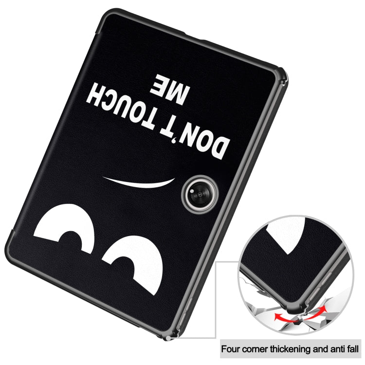 For OnePlus Pad Custer Painted 3-Fold Holder Smart Leather Tablet Case(Big Eye Me) - free shipping - PMC TechLife - Order now!