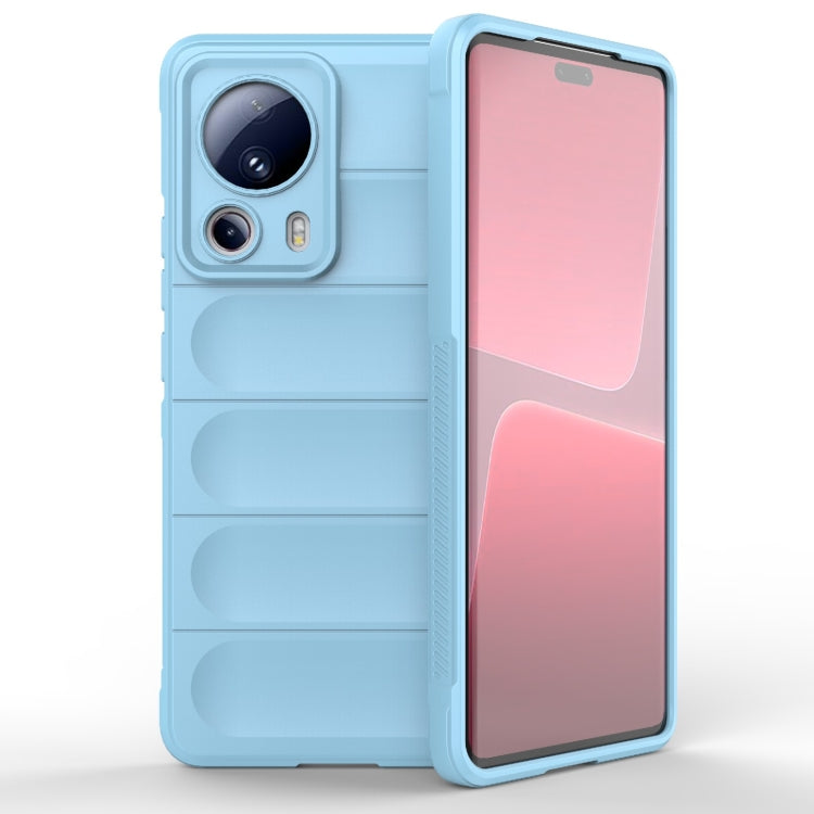 For Xiaomi 13 Lite Magic Shield TPU + Flannel Phone Case(Light Blue) - free shipping - PMC TechLife - Order now!