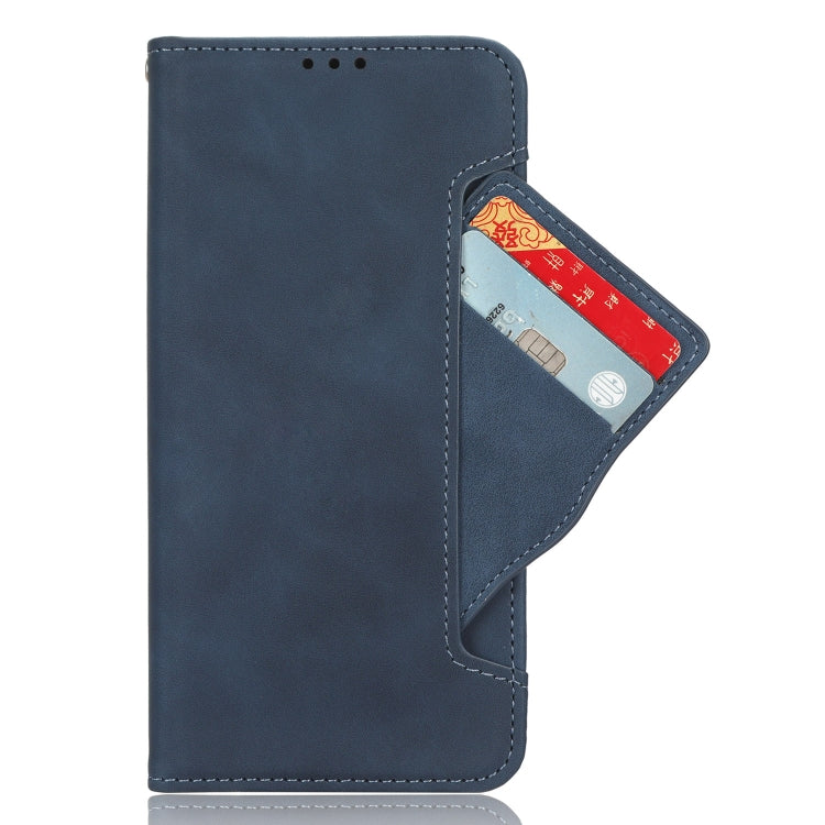 For Samsung Galaxy A24 4G Skin Feel Calf Texture Card Slots Leather Phone Case(Blue) - free shipping - PMC TechLife - Order now!