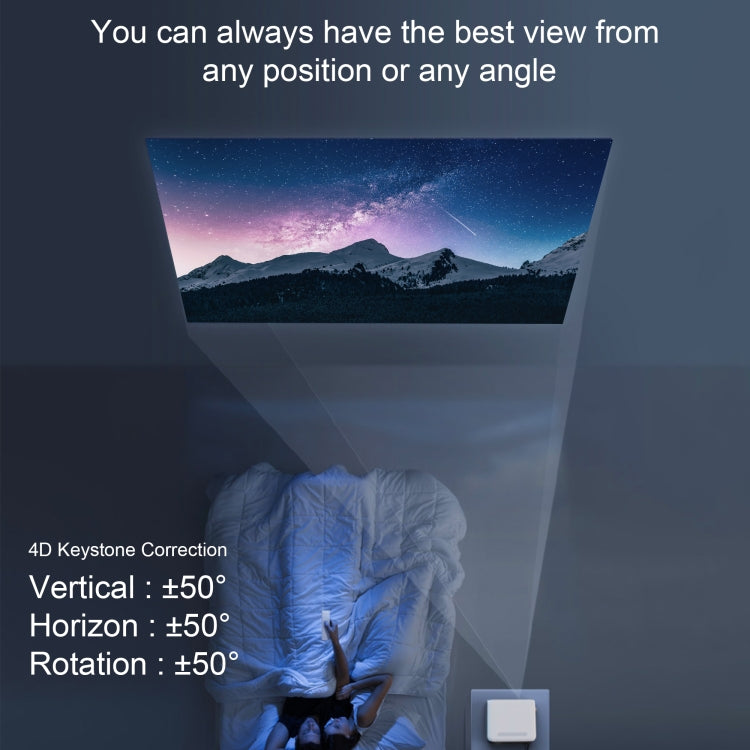 MECOOL KP1 1920x1080P 700ANSI Lumens Portable Mini LCD Smart Projector(AU Plug) - Mini Projector by MECOOL | Online Shopping South Africa | PMC TechLife