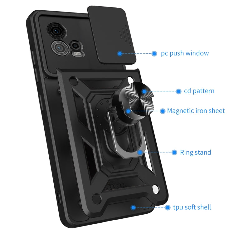 For Motorola Moto G72 Sliding Camera Cover Design TPU+PC Phone Case(Silver) - free shipping - PMC TechLife - Order now!