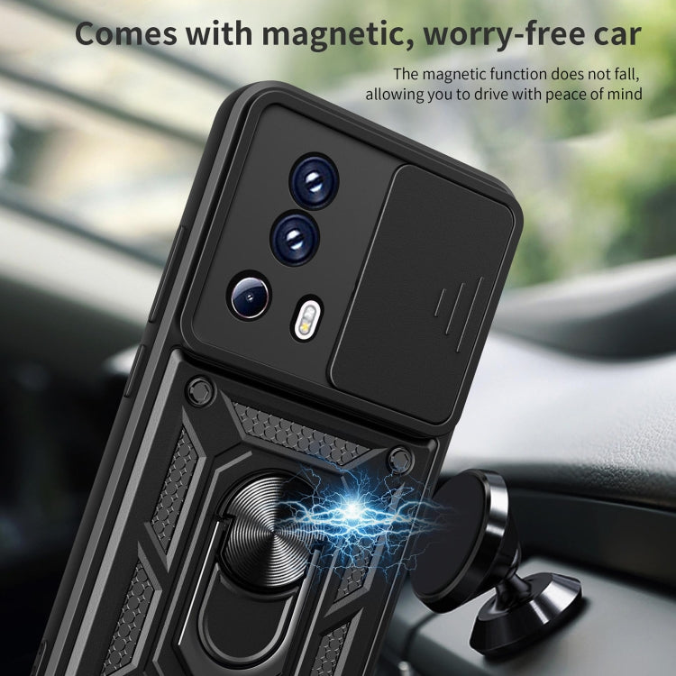 For Xiaomi Civi 2 5G / 13 Lite Sliding Camera Cover Design TPU+PC Phone Case(Silver) - free shipping - PMC TechLife - Order now!