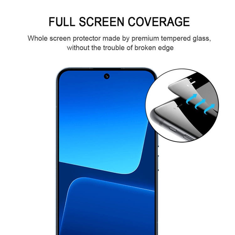 For Xiaomi 13 Ultra Edge Glue 9H HD 3D Curved Edge Tempered Glass Film(Black) - free shipping - PMC TechLife - Order now!