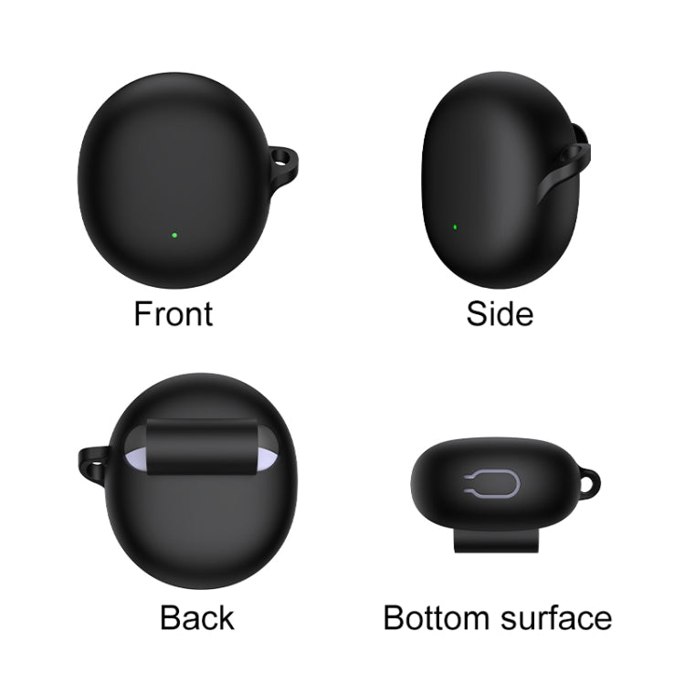 For OPPO Enco Air 3 Silicone Wireless Earphone Protective Case(Deep Green) - Other Earphone Case by PMC TechLife | Online Shopping South Africa | PMC TechLife