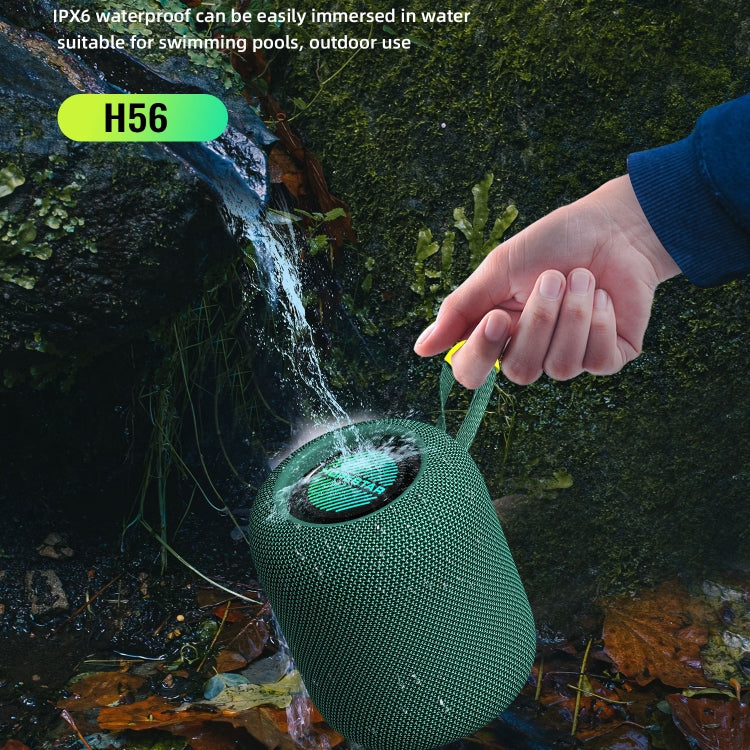 HOPESTAR H56 IPX6 Waterproof 10W TWS Subwoofer Light Bluetooth Speaker(Purple) - Waterproof Speaker by HOPESTAR | Online Shopping South Africa | PMC TechLife | Buy Now Pay Later Mobicred
