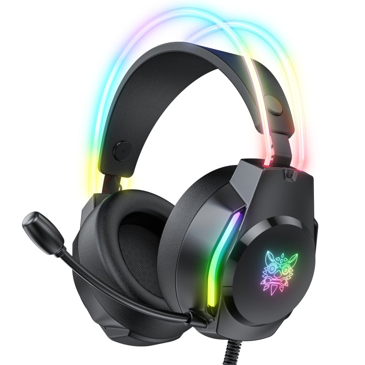 X26 USB+3.5mm RGB Wired Gaming Headset(Black) - Multimedia Headset by PMC TechLife | Online Shopping South Africa | PMC TechLife