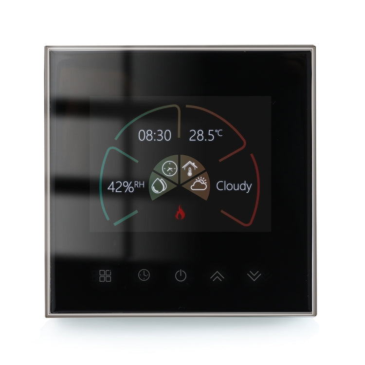 BHT-2002GALM 220V Smart Home Heating Thermostat Water Heating WiFi Thermostat(Black) - Thermostat & Thermometer by PMC TechLife | Online Shopping South Africa | PMC TechLife