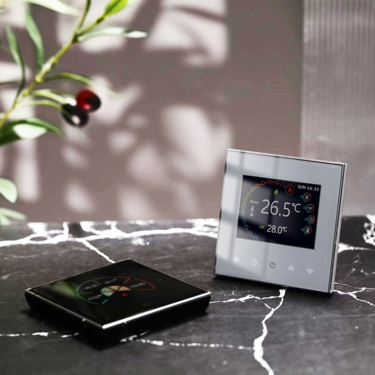 BHT-2002GALM 220V Smart Home Heating Thermostat Water Heating WiFi Thermostat(Black) - Thermostat & Thermometer by PMC TechLife | Online Shopping South Africa | PMC TechLife