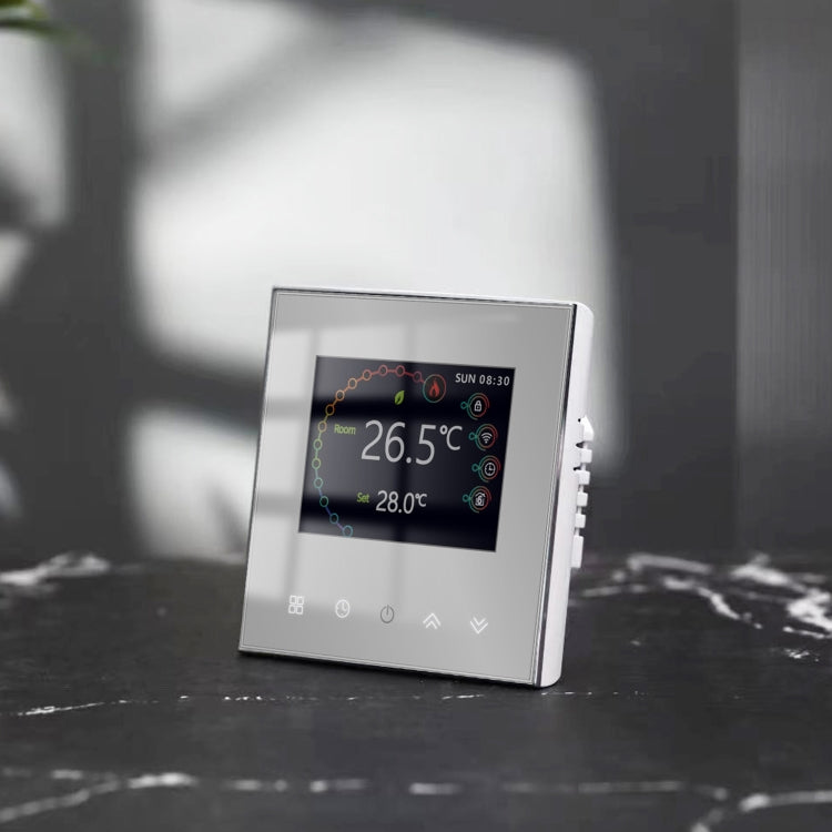 BHT-2002GCLM 220V Smart Home Heating Thermostat Boiler Heating WiFi Thermostat(White) - Thermostat & Thermometer by PMC TechLife | Online Shopping South Africa | PMC TechLife