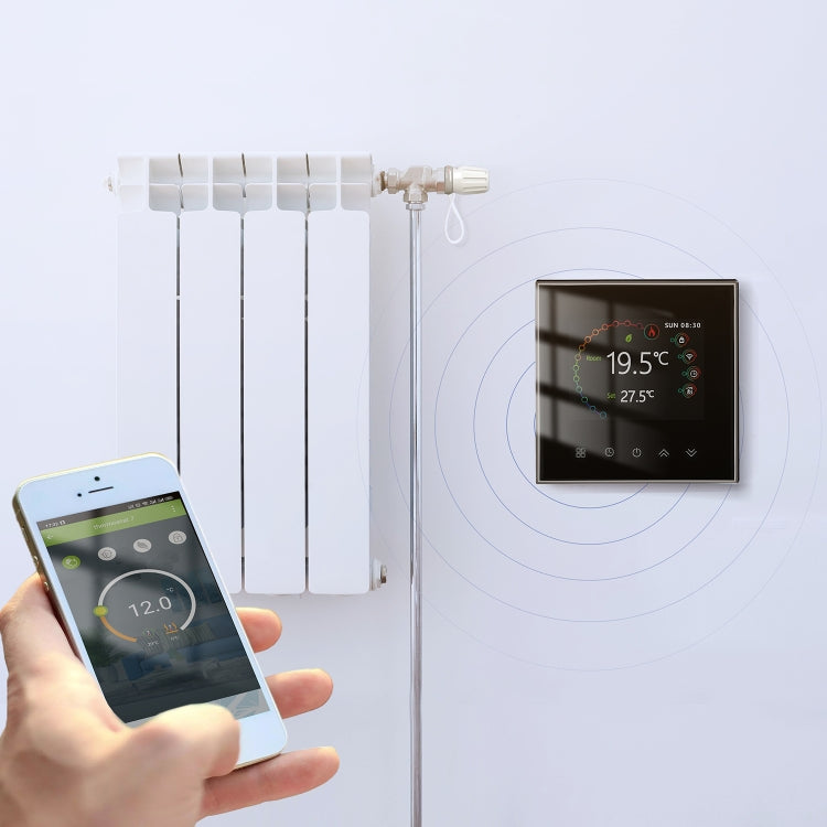 BHT-2002GCLM 220V Smart Home Heating Thermostat Boiler Heating WiFi Thermostat(White) - Thermostat & Thermometer by PMC TechLife | Online Shopping South Africa | PMC TechLife