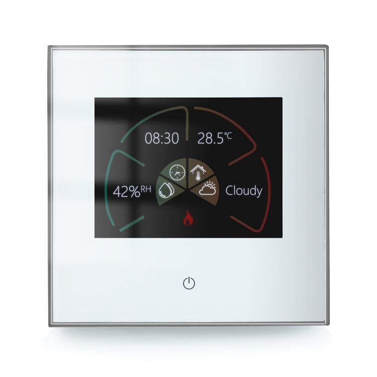BHT-2002GBLM 220V Smart Home Heating Thermostat Electric Heating WiFi Thermostat with External Sensor Wire(White) - Thermostat & Thermometer by PMC TechLife | Online Shopping South Africa | PMC TechLife