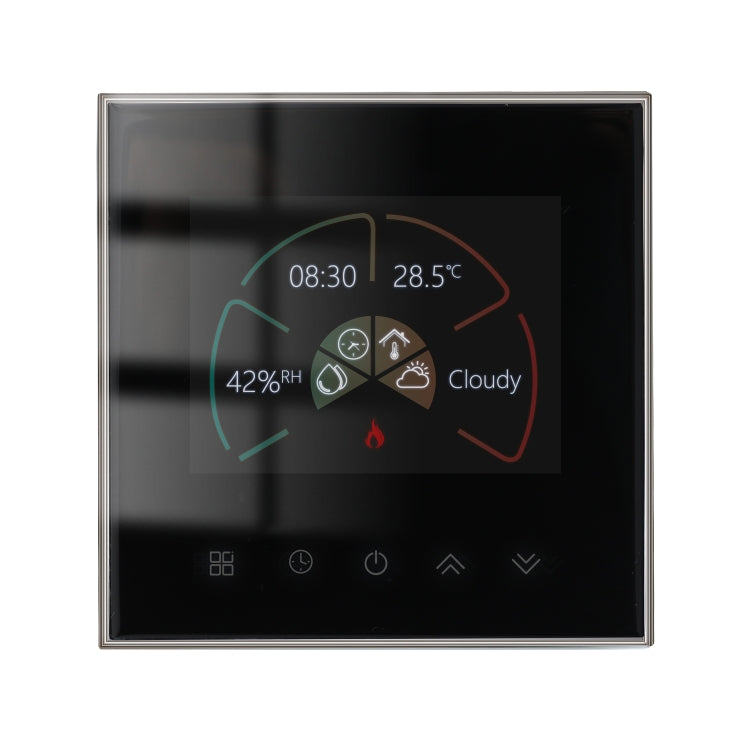 BHT-2002GBLM 220V Smart Home Heating Thermostat Electric Heating WiFi Thermostat with External Sensor Wire(Black) - Thermostat & Thermometer by PMC TechLife | Online Shopping South Africa | PMC TechLife