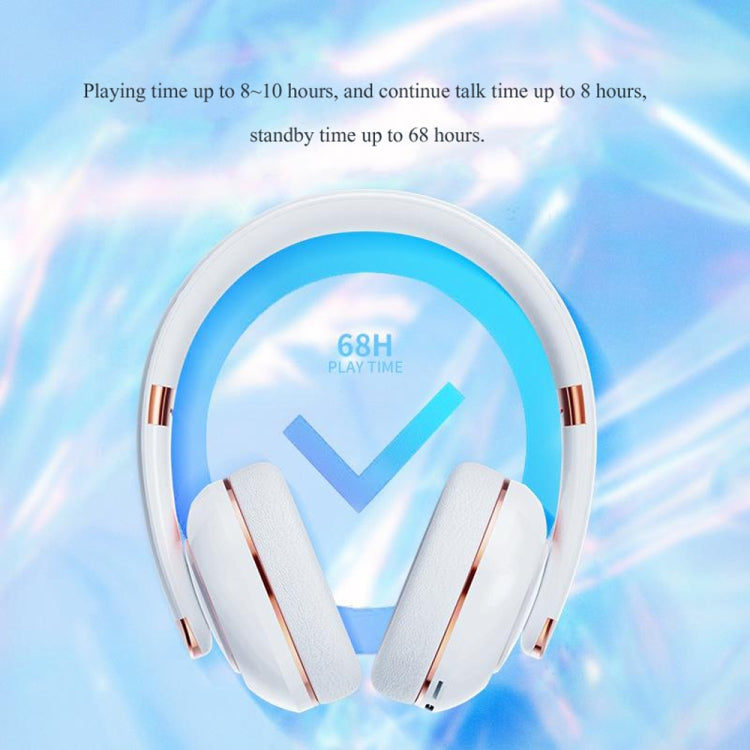 KE22 Folded Noise Reduction Wireless Bluetooth Headphones(Blue) - Headset & Headphone by PMC TechLife | Online Shopping South Africa | PMC TechLife