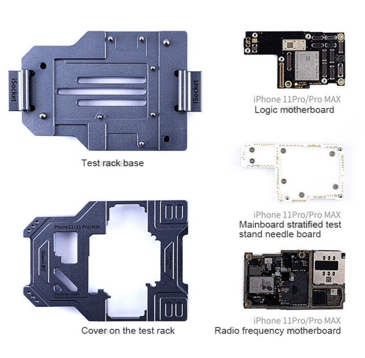 Qianli iSocket Motherboard Layered Test Fixture For iPhone 11 Series - free shipping - PMC TechLife - Order now!