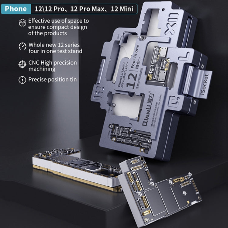 Qianli iSocket Motherboard Layered Test Fixture For iPhone 12 Series - free shipping - PMC TechLife - Order now!