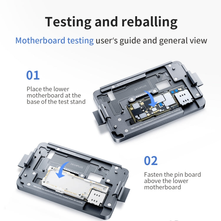 Qianli iSocket Motherboard Layered Test Fixture For iPhone 14 Series - free shipping - PMC TechLife - Order now!
