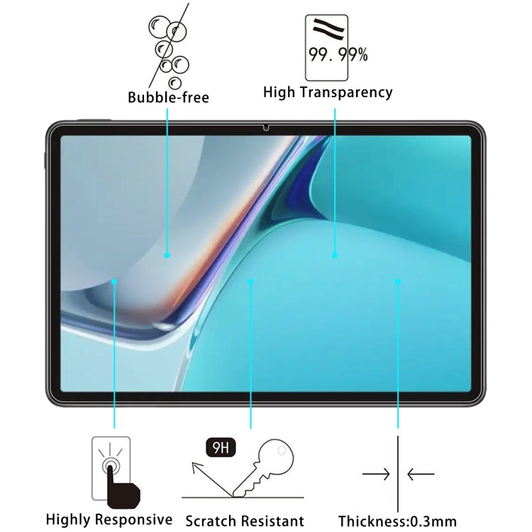 25pcs 9H 2.5D Explosion-proof Tempered Tablet Glass Film For Xiaomi Pad 6/6 Pro / Huawei MatePad 11 2023 - free shipping - PMC TechLife - Order now!