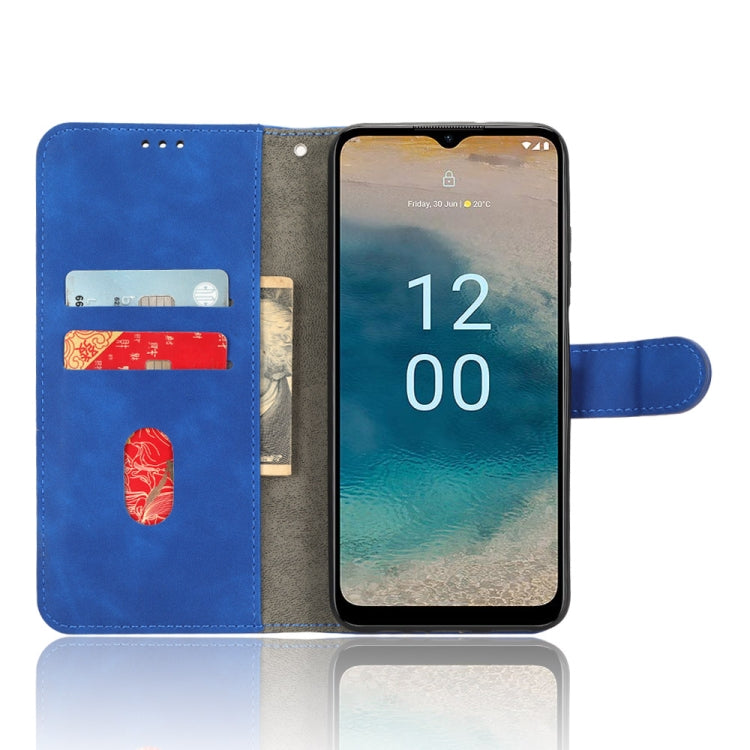 For Nokia G22 Skin Feel Magnetic Flip Leather Phone Case(Blue) - free shipping - PMC TechLife - Order now!