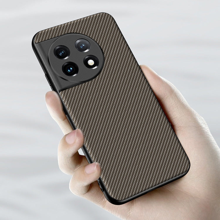 For OnePlus 11 Ultra-thin Carbon Fiber Texture Printing Phone Case(Black Blue) - free shipping - PMC TechLife - Order now!