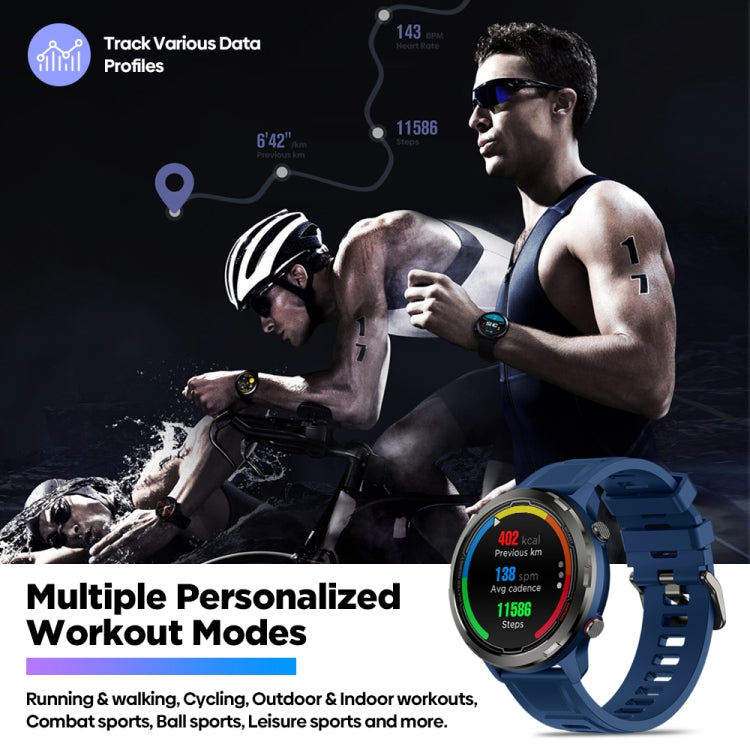 Zeblaze Stratos 2 Lite 1.32 inch IPS Screen 5 ATM Waterproof GPS Smart Watch, Support Heart Rate Monitoring / Sports Mode(Black) - free shipping - PMC TechLife - Order now!