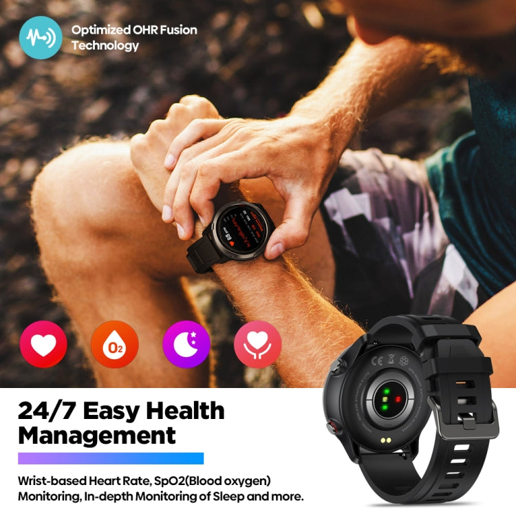 Zeblaze Stratos 2 Lite 1.32 inch IPS Screen 5 ATM Waterproof GPS Smart Watch, Support Heart Rate Monitoring / Sports Mode(Black) - free shipping - PMC TechLife - Order now!