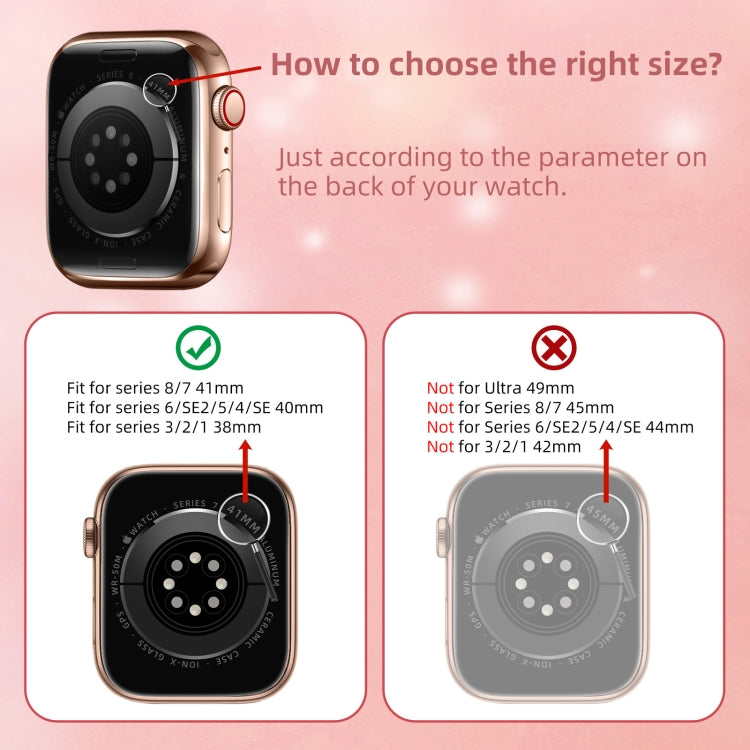 Stainless Steel Frame Silicone Watch Band For Apple Watch Series 8&7 41mm / SE 2&6&SE&5&4 40mm / 3&2&1 38mm(Black) -  by PMC TechLife | Online Shopping South Africa | PMC TechLife