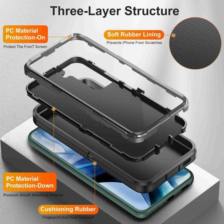 For Samsung Galaxy S23 5G Life Waterproof Rugged Phone Case(Black) - Galaxy S23 5G Cases by PMC TechLife | Online Shopping South Africa | PMC TechLife | Buy Now Pay Later Mobicred