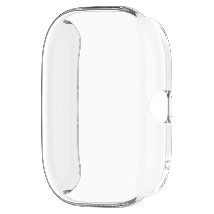 For Amazfit GTS4 Mini Full Coverage TPU Electroplating Watch Protective Case(Transparent) -  by PMC TechLife | Online Shopping South Africa | PMC TechLife