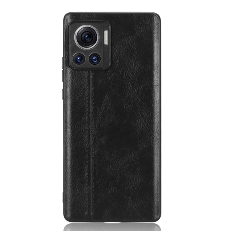 For Motorola Edge 30 Ultra / Moto X30 Pro Sewing Cow Pattern Skin PC + PU + TPU Phone Case(Black) - free shipping - PMC TechLife - Order now!