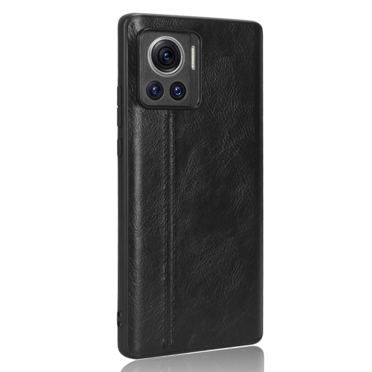 For Motorola Edge 30 Ultra / Moto X30 Pro Sewing Cow Pattern Skin PC + PU + TPU Phone Case(Black) - free shipping - PMC TechLife - Order now!