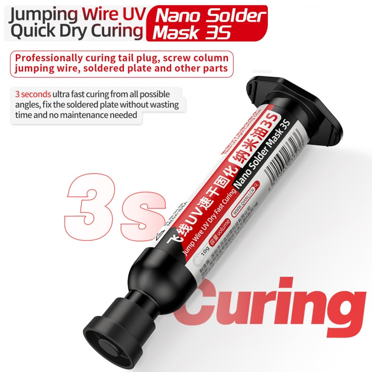 Qianli MEGA-IDEA Nano Solder Mask 3S Jump Wire UV Dry Fast Curing Glue - free shipping - PMC TechLife - Order now!