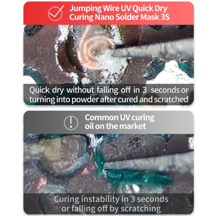 Qianli MEGA-IDEA Nano Solder Mask 3S Jump Wire UV Dry Fast Curing Glue - free shipping - PMC TechLife - Order now!