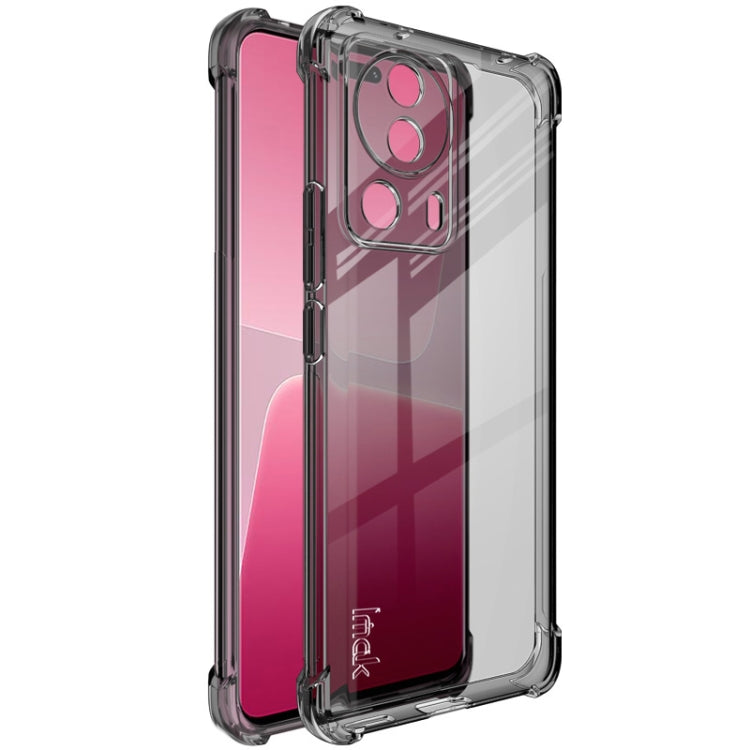 For Xiaomi 13 Lite 5G / Civi 2 5G imak Shockproof Airbag TPU Phone Case(Transparent Black) - free shipping - PMC TechLife - Order now!