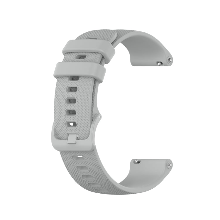 For Honor Watch GS 3i 22mm Small Plaid Texture Silicone Watch Band(Grey) - Smart Wear by PMC TechLife | Online Shopping South Africa | PMC TechLife