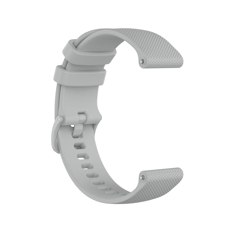 For Honor Watch GS 3i 22mm Small Plaid Texture Silicone Watch Band(Grey) - Smart Wear by PMC TechLife | Online Shopping South Africa | PMC TechLife