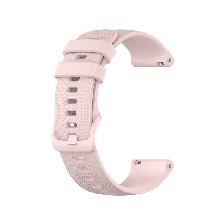 For Honor Watch GS 3i 22mm Small Plaid Texture Silicone Watch Band(Rose Pink) -  by PMC TechLife | Online Shopping South Africa | PMC TechLife