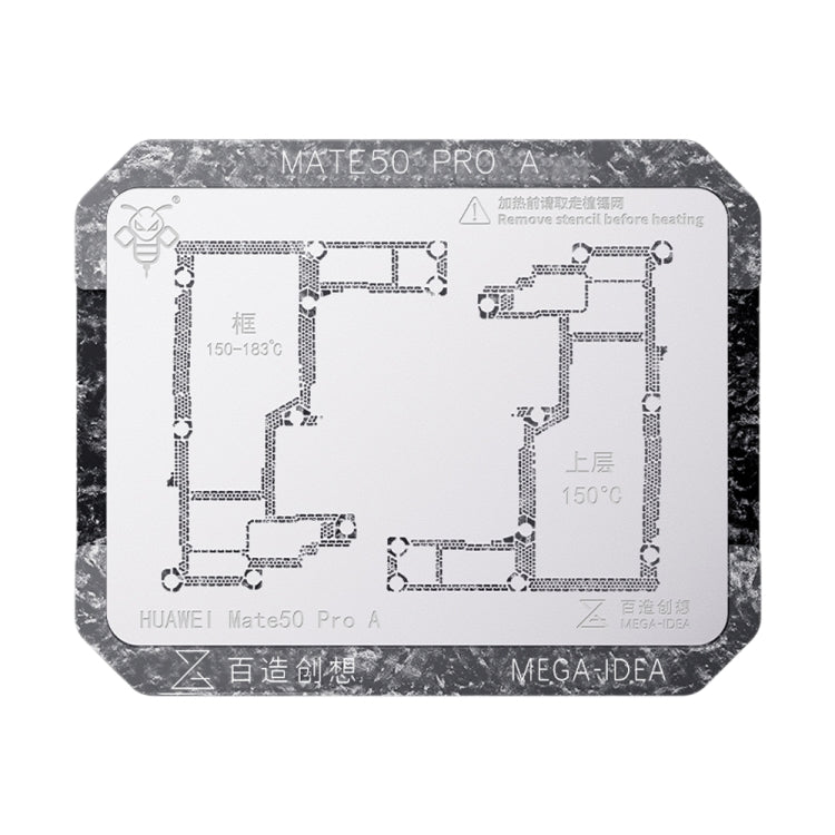 For Huawei Mate 50 Pro A Qianli Mega-idea Multi-functional Middle Frame Positioning BGA Reballing Platform - free shipping - PMC TechLife - Order now!