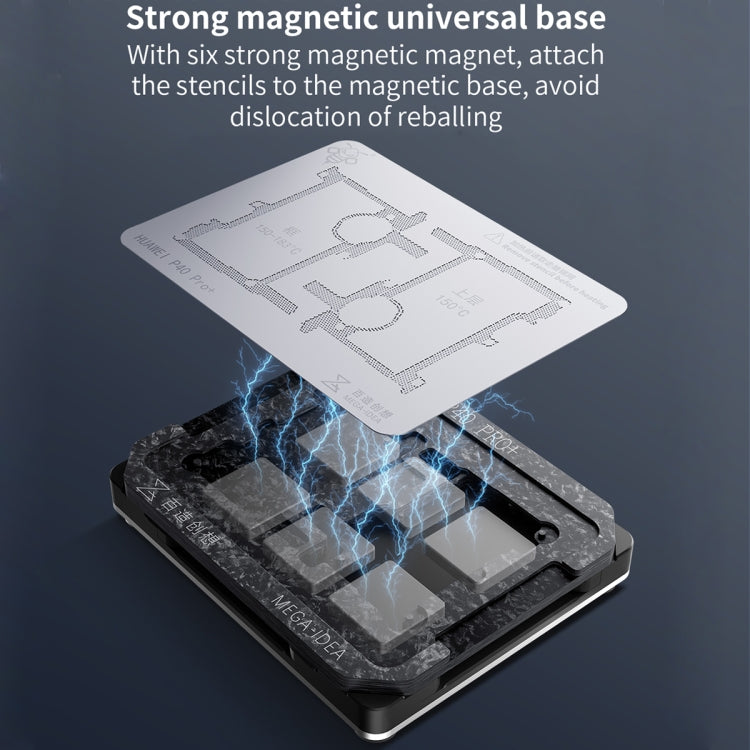 For iPhone 14 Series Qianli Mega-idea Multi-functional Middle Frame Positioning BGA Reballing Platform - free shipping - PMC TechLife - Order now!