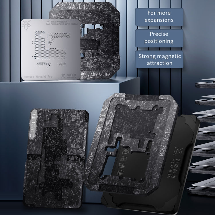 For iPhone 14 Series Qianli Mega-idea Multi-functional Middle Frame Positioning BGA Reballing Platform - free shipping - PMC TechLife - Order now!