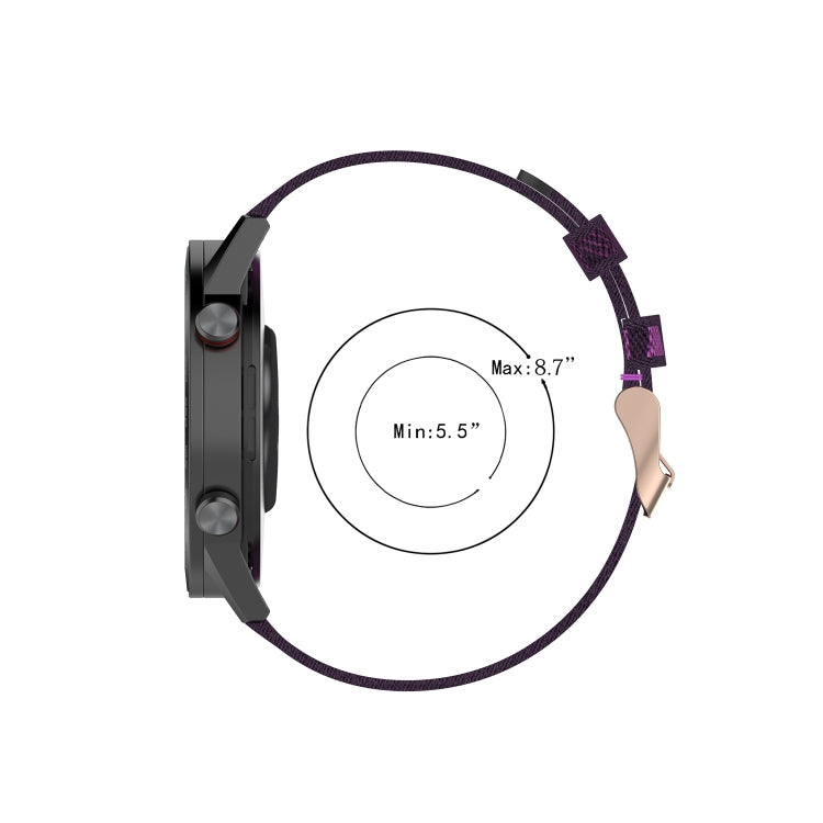 For Honor Watch GS 3i 22mm Nylon Woven Watch Band(Red) - Smart Wear by PMC TechLife | Online Shopping South Africa | PMC TechLife