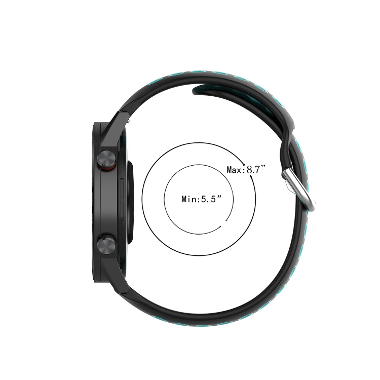 For Honor Watch GS 3i 22mm Sports Two-tone Silicone Watch Band(Red Grey) -  by PMC TechLife | Online Shopping South Africa | PMC TechLife