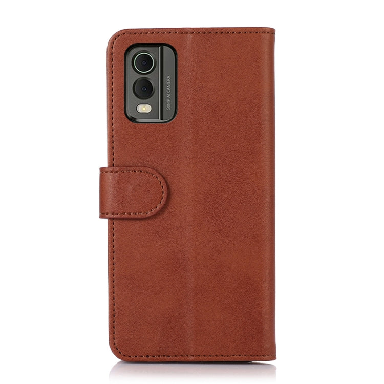 For Nokia C32 Cow Texture Leather Phone Case(Brown) - free shipping - PMC TechLife - Order now!