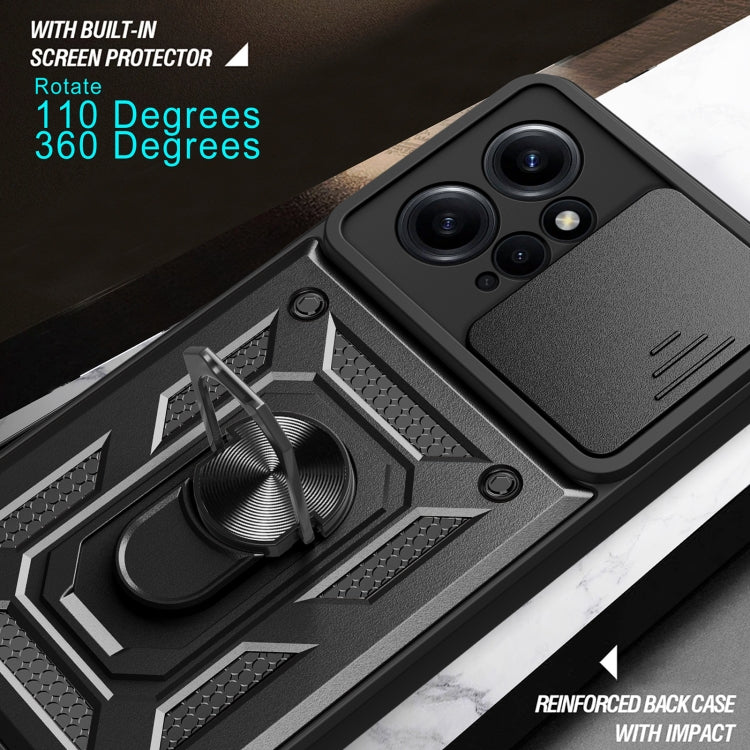 For Xiaomi Redmi Note 12 4G Global Sliding Camera Cover Design Phone Case(Gold) - free shipping - PMC TechLife - Order now!