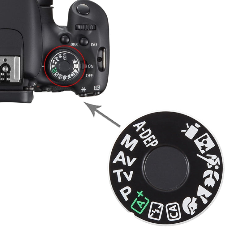 For Canon EOS 600D OEM Mode Dial Iron Pad - Mode Dial by PMC TechLife | Online Shopping South Africa | PMC TechLife