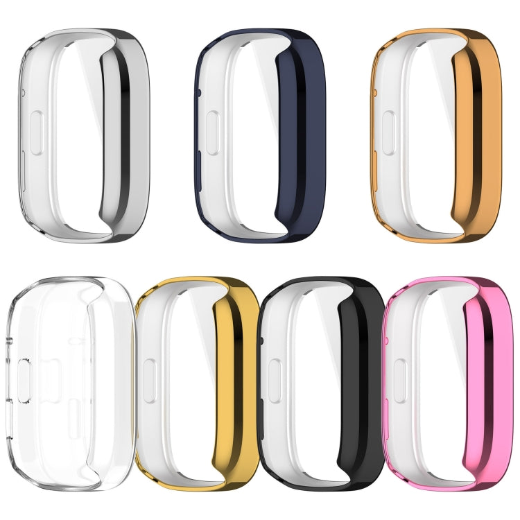 For Redmi Watch 3 Full Coverage TPU Electroplating Watch Protective Case(Rose Gold) - Smart Wear by PMC TechLife | Online Shopping South Africa | PMC TechLife