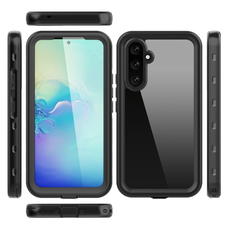 For Samsung Galaxy A54 5G RedPepper Transparent Dot Shockproof Waterproof PC + TPU Phone Case(Black) - free shipping - PMC TechLife - Order now!