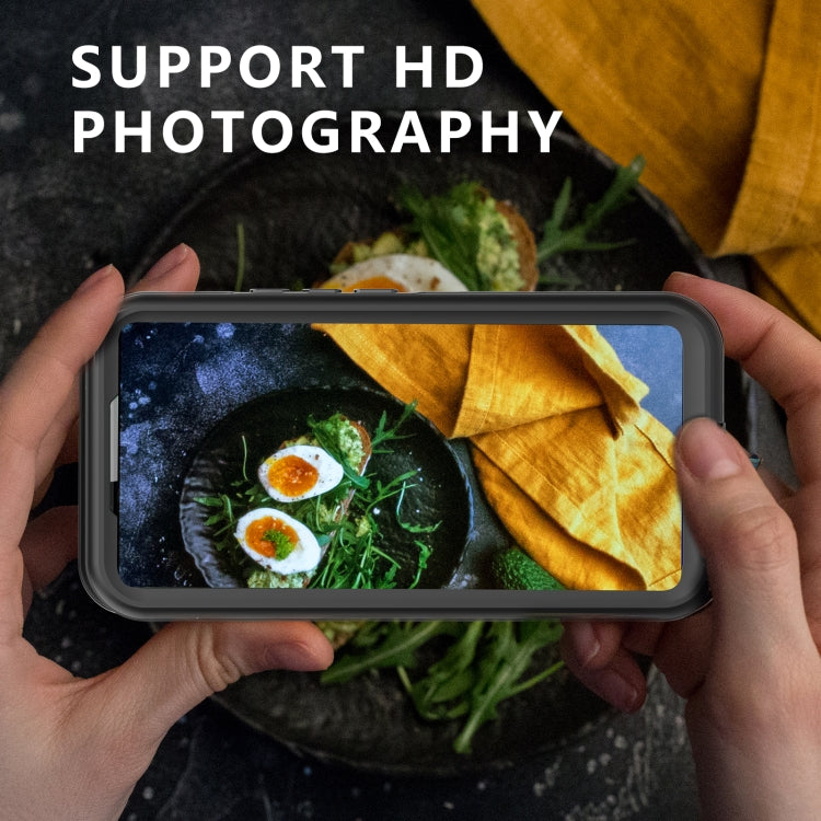 For Samsung Galaxy A54 5G RedPepper Transparent Dot Shockproof Waterproof PC + TPU Phone Case(Black) - free shipping - PMC TechLife - Order now!