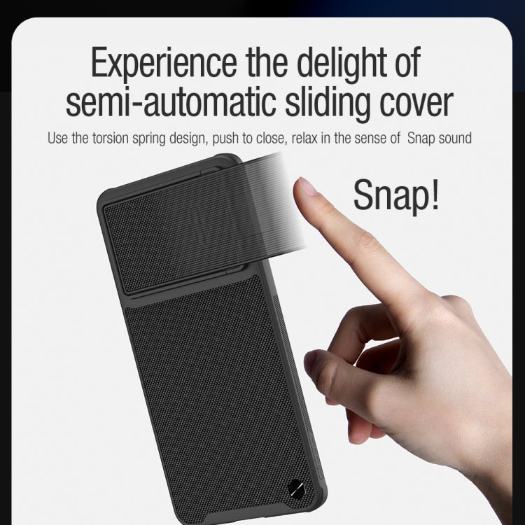 For Xiaomi 13 Pro NILLKIN 3D Textured Nylon Fiber TPU + PC Phone Case(Black) - 13 Pro Cases by NILLKIN | Online Shopping South Africa | PMC TechLife
