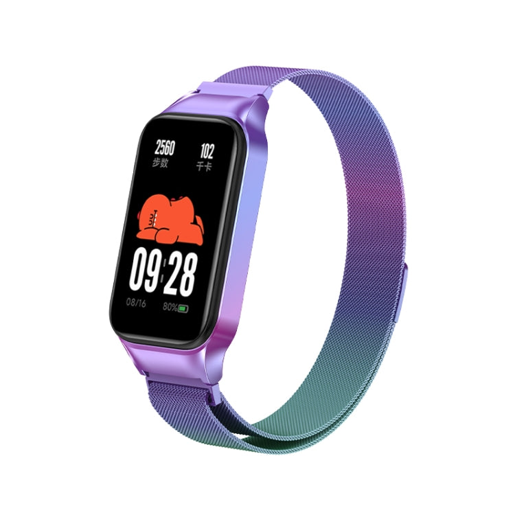 For Redmi Band 2 Milan Magnetic Metal Watch Band(Colorful) - Smart Wear by PMC TechLife | Online Shopping South Africa | PMC TechLife