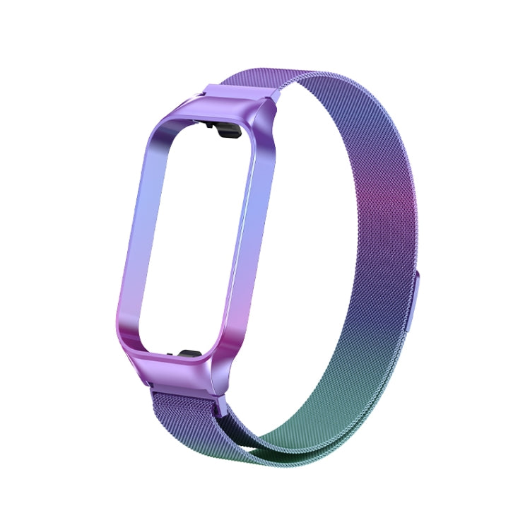 For Redmi Band 2 Milan Magnetic Metal Watch Band(Colorful) - Smart Wear by PMC TechLife | Online Shopping South Africa | PMC TechLife